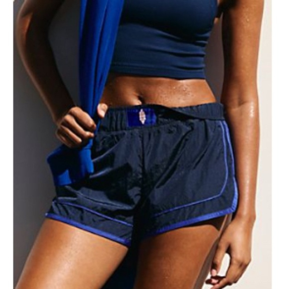 FREE PEOPLE Varsity Blues Shorts